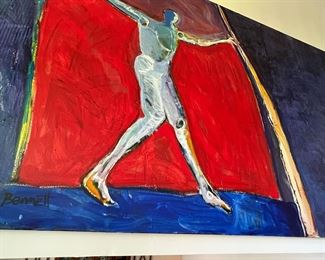 BENNETT
Oil on Canvas Mixed Media
47” x 80”
‘UNTITLED’ - Nude Abstract
Comes with Paperwork