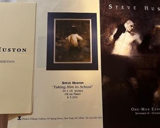 STEVE HOUSTON
Oil on Panel
‘Takin Him To School’
19.5” x 15.5”
Comes with Paperwork Eleanor Ettinger Gallery