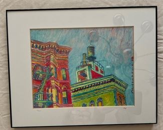 ALEX MILENKOVIC
#4/200
Signed LITHO
‘NY STREET SCENE’
Purchased in Soho