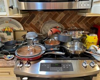 KITCHEN STUFFED with lots of Goodies Pots Pans Villeroy & Boch
