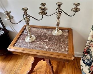 STERLING SILVER Candelabras - ARROWHEAD