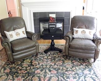 leather manual push recline w/leather conditioner kit