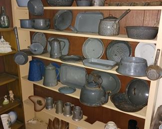Collection of Gray graniteware