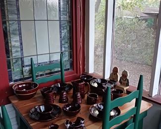 Marcrest, table and chairs, and check out that window!