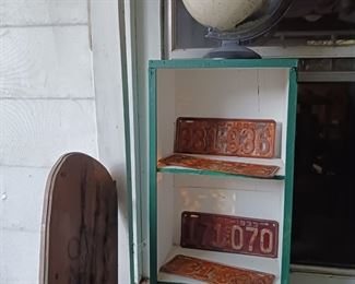 Antique license plates