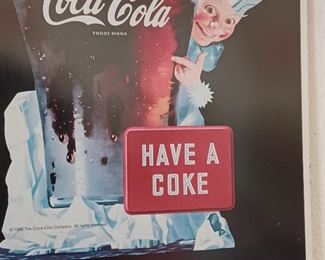 Coke tin sign