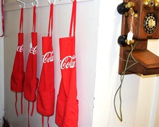 Coca Cola aprons