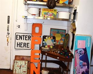 Great corner table and games