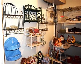 The wall decor in the cooler