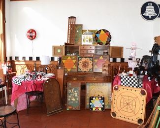 Board games in the front room