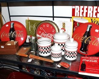 Those round coca cola signs are actually telephones, with neon lights