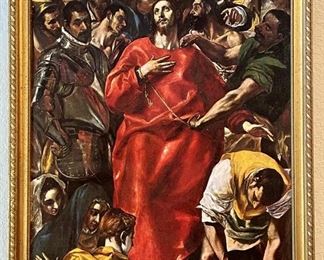 Canvas Print of Oil Painting in the Prado Museum