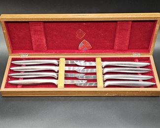 Mid Century Set of Gerber Legendary Knives in Case
