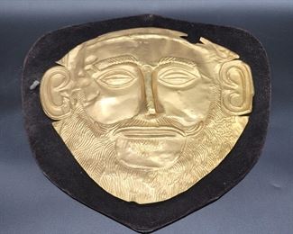 Brass Replica Funeral Mask of Agamemnon