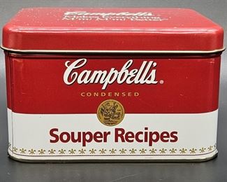 Vintage Campbell's Soup Tin Recipe Box