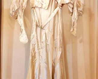 ca. 1940 Satin Gown