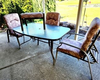 4-pc Patio Set $85 or bid #6