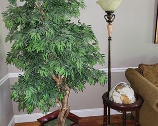 Lamp 72" height , Tree 74" height