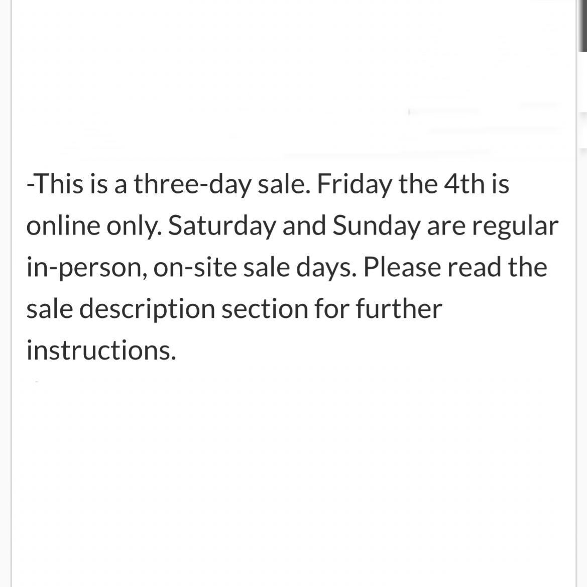 Hanna Estate Services Highland ave MEGA Sale starts on 8/5/2023