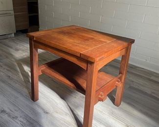 Gustav Stickley (1995) - Craftsman, refinished side-table $700 obo