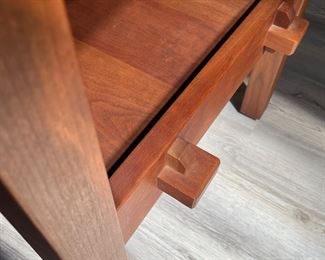 Gustav Stickley (1995) - Craftsman, refinished side-table $700 obo