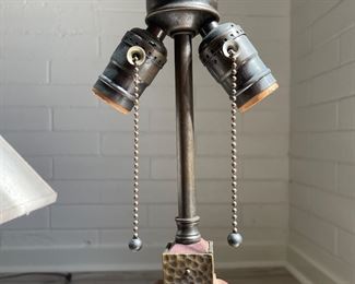 Gustav Stickley (1995) - Craftsman, refinished lamp $250 each obo