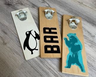 Wall Hanging bottle openers $10 ea.
