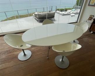 Kartell Dining table and chairs set $2500