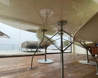 Kartell Dining table and chairs set $2500