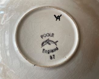Vintage Poole England bowl - $100