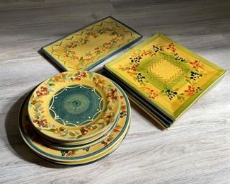 French Ceramic Dish Set - $150
