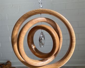 Wooden (beech) hanging mobile - $20
