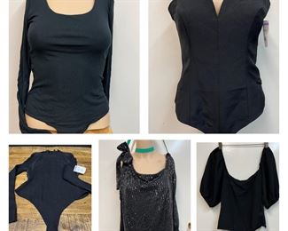 003 5 Gorgeous Black Brand New Tops