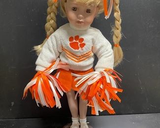 Vintage Porcelain Clemson University Cheerleader