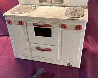 Vintage Toy Electric Stove 