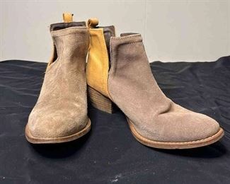 Cute Ankle Booties By Diba True Stop Suede Leather