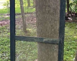 Antique Black Screen Door
