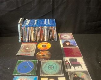Blue Ray Dvd And Music Cds
