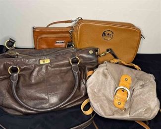 4 Name Brand Leather Purses