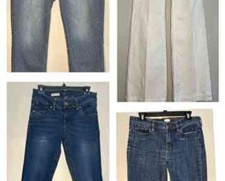 4 Pairs of Name Brand Pants GAPJ.CrewKUTVintage AmericaGAP still have tags on them