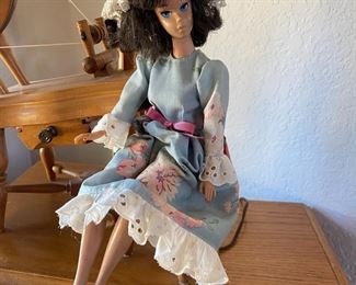1960's Brunette Barbie with Blue Eyes