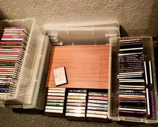 Assortment of CDs and Tapes
