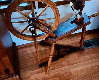 19th Century Spinning Wheel