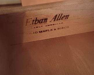 Ethan Allen Maple & Birch Chest of Drawers