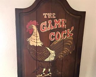 The Game Cock Dart Board