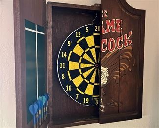 The Game Cock Dart Board