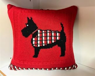 Scottie Dog Pillow