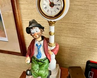 Melody In Motion Clown Clock
