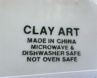 Set of 3 Clay Art Daisy Bowls