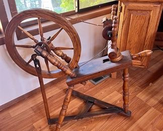 19th Century Spinning Wheel